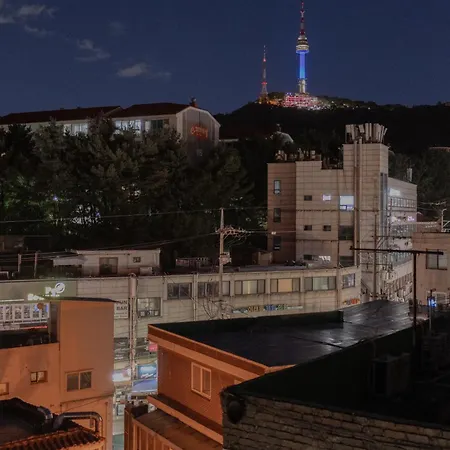 Namsan View Rooftop House Seoul Exterior photo